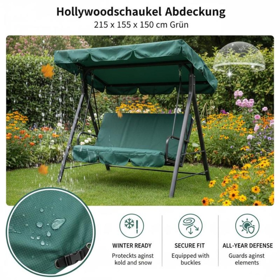 Patio 3 Seater Swing Chair Ben - Outdoor Furniture Sofa のレビューと価格