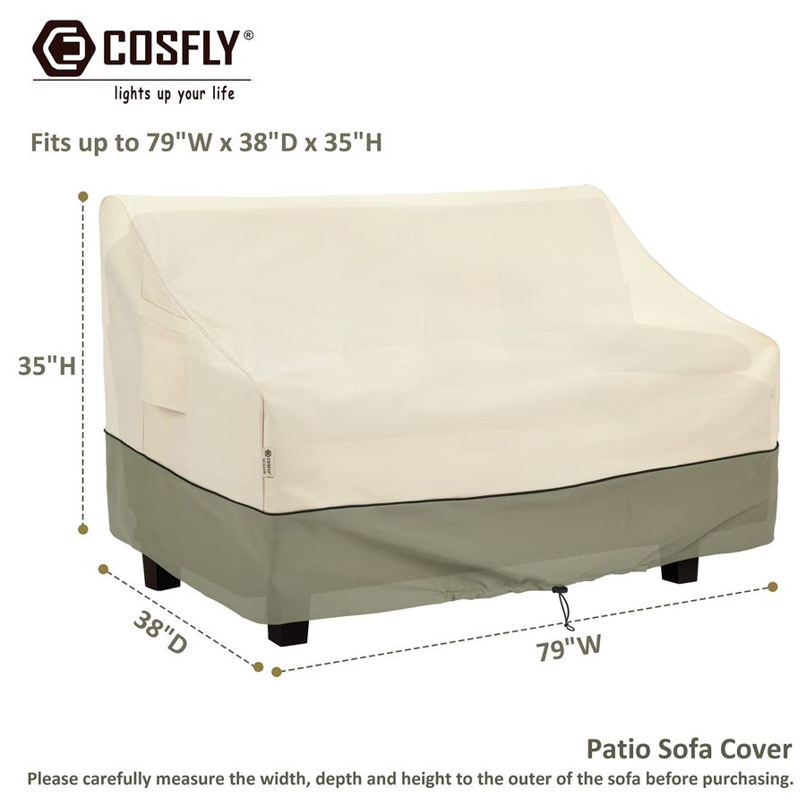 Patio Furniture Covers Waterpr - Outdoor Furniture Sofa のレビューと価格