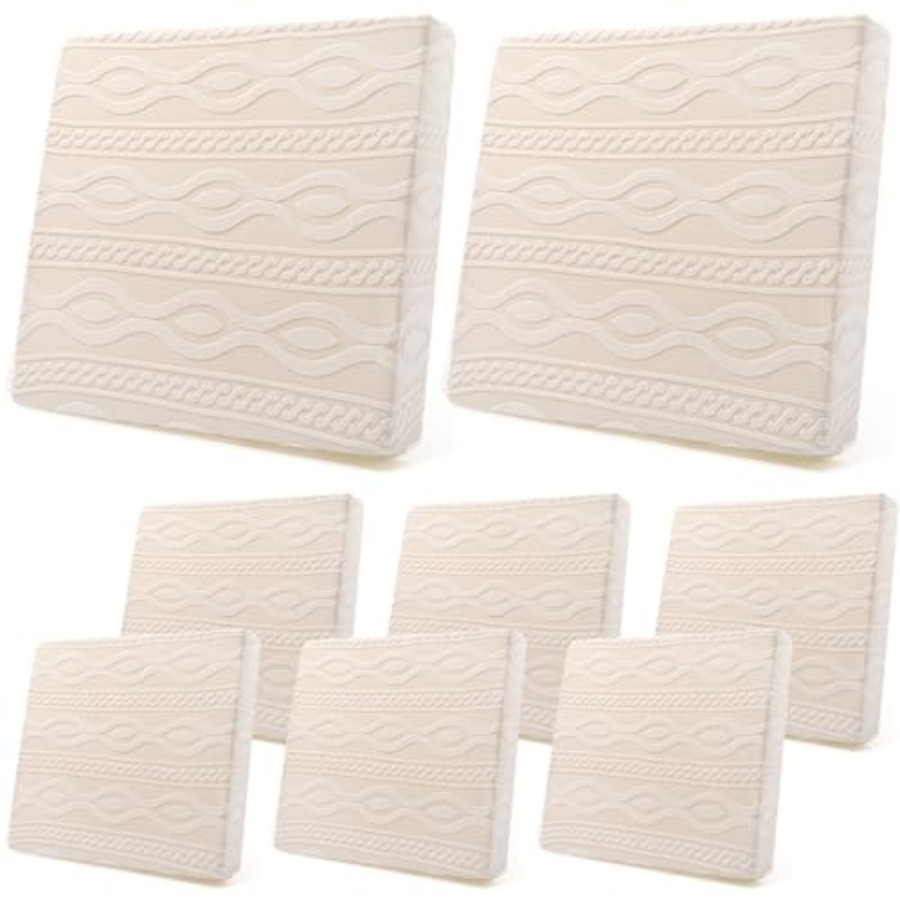 8Pcs Stretch Patio Cushion Cov - Outdoor Furniture Sofa のレビューと価格