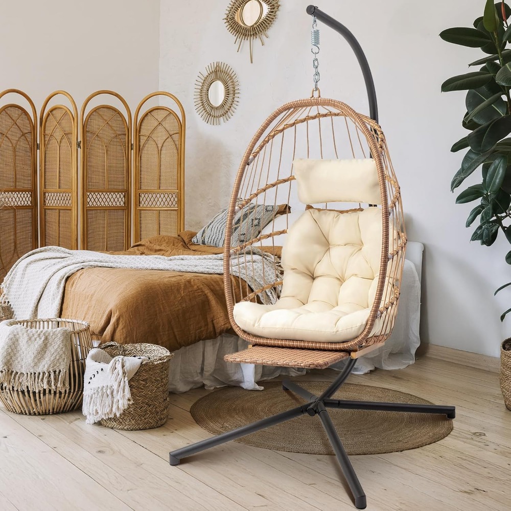 Hanging Egg Chair with Stand a - Hanging Egg Chair のレビューと価格