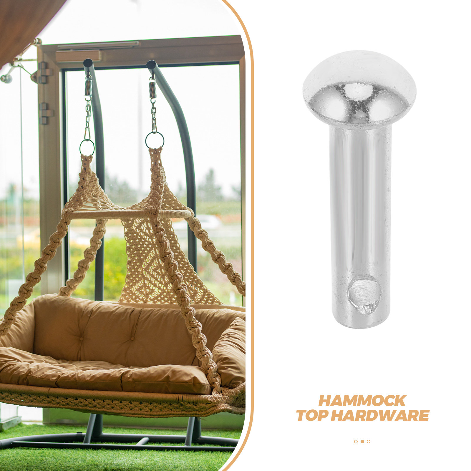 2Pcs Sturdy Steel Hammock Top  - Hanging Egg Chair のレビューと価格