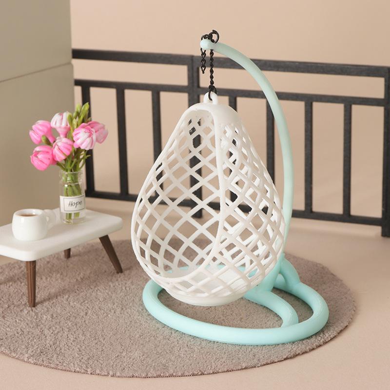 1Pcs DIY Diorama Scene Accesso - Hanging Egg Chair のレビューと価格