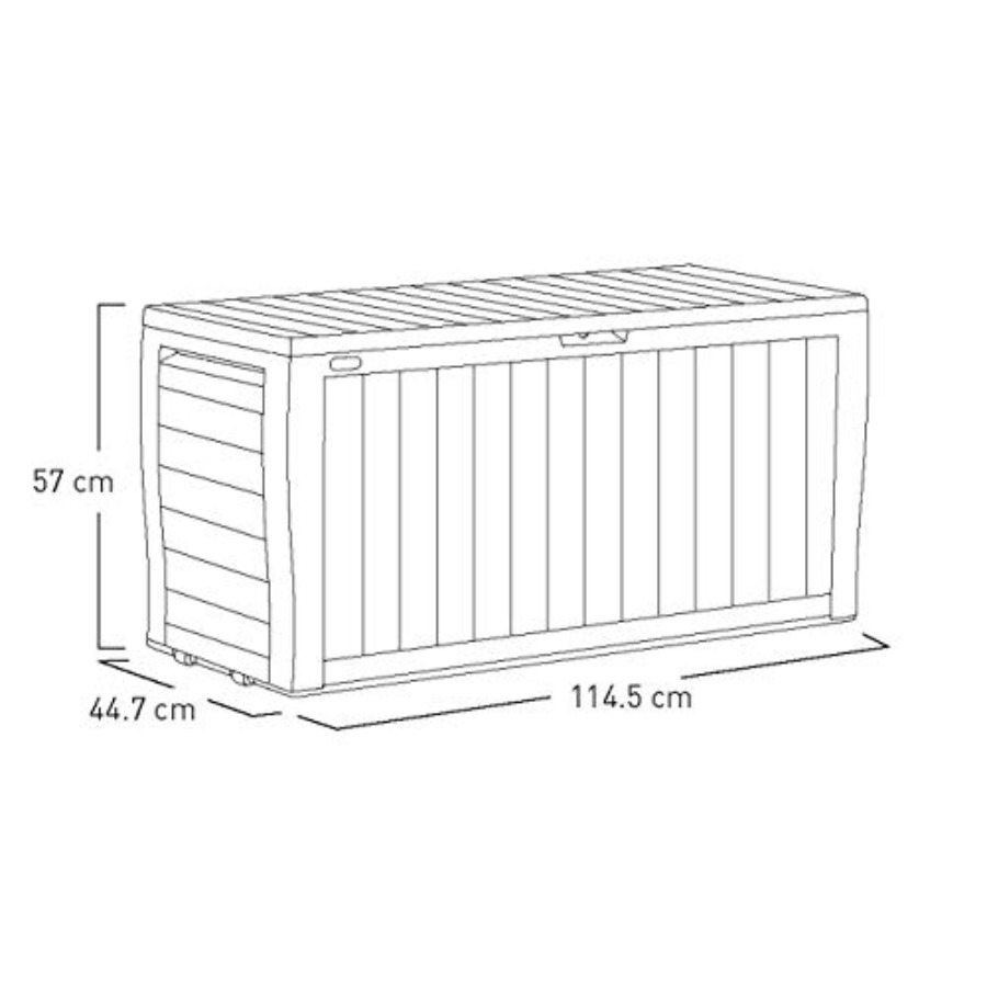 Marvel+ 270L Outdoor 65% recyc - Outdoor Furniture Recycled Plastic のレビューと価格