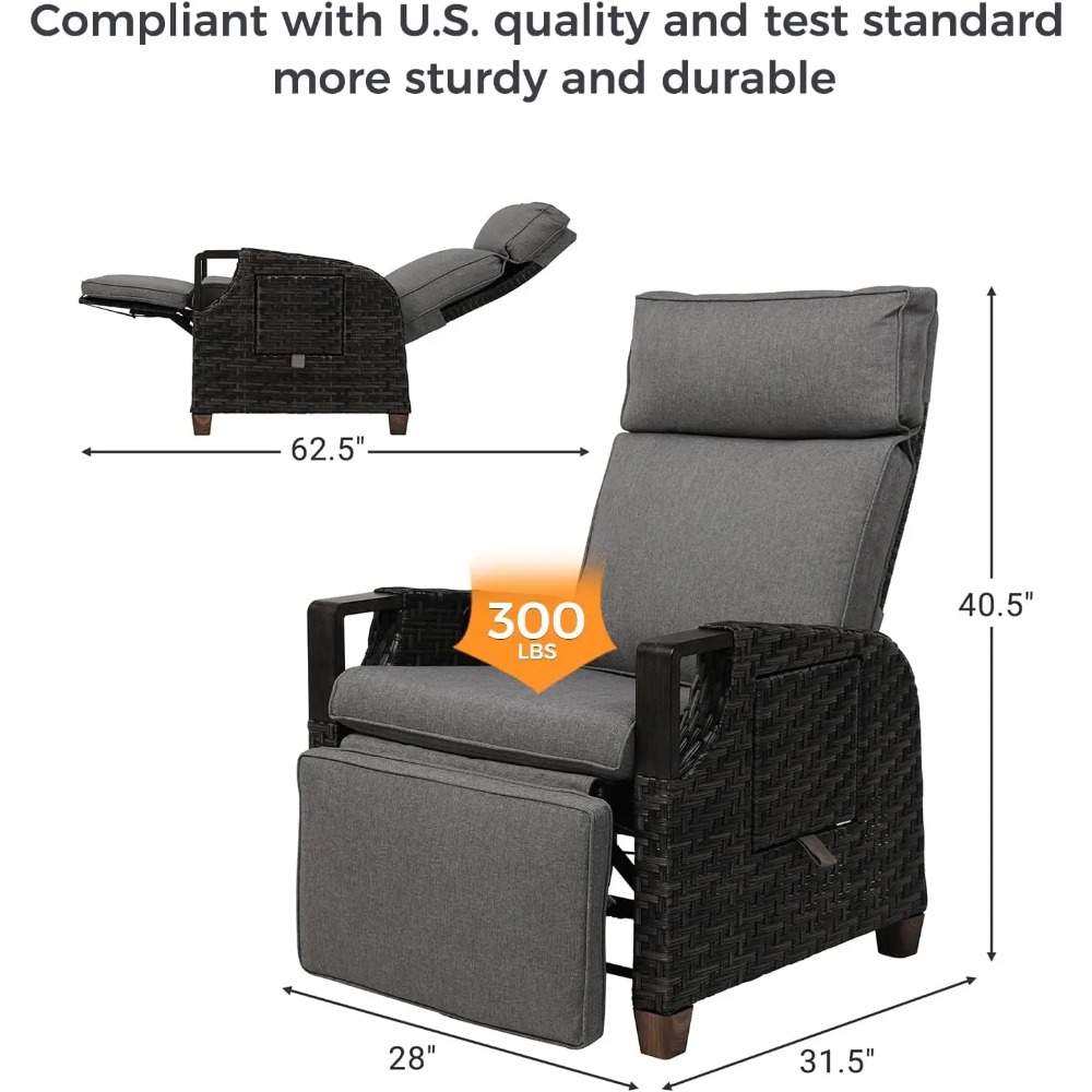 Outdoor Recliner with Independ - Outdoor Furniture Europe のレビューと価格