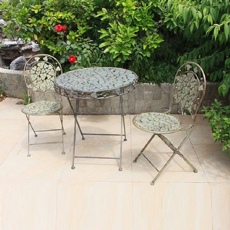 Old Courtyard Retro Iron Table - Outdoor Furniture Europe のレビューと価格