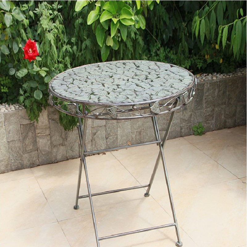 Old Courtyard Retro Iron Table - Outdoor Furniture Europe のレビューと価格