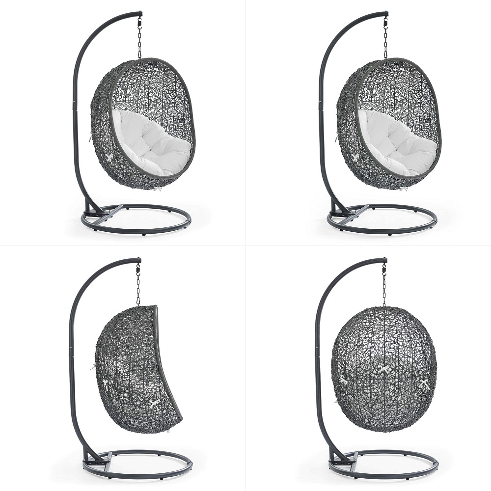 Dalia Resin Wicker Hanging Egg - Hanging Egg Chair のレビューと価格