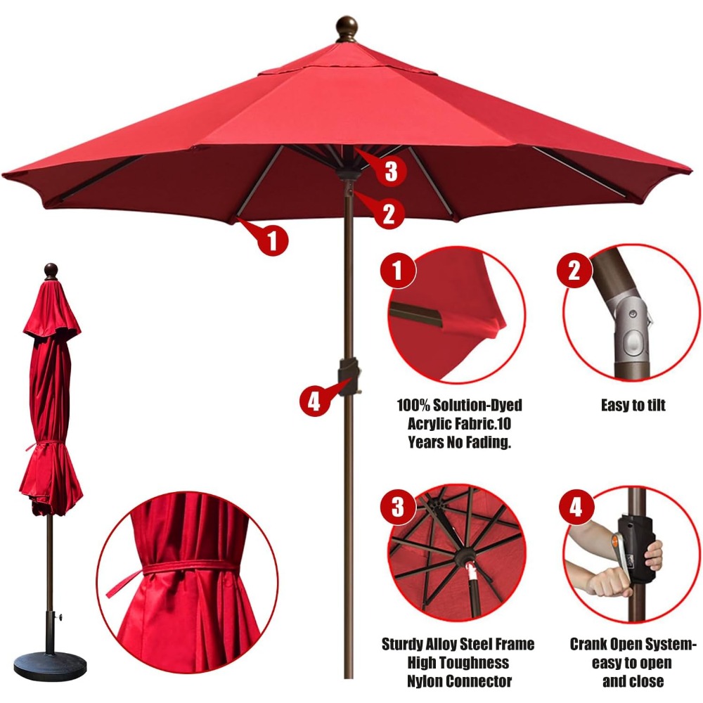 USA 10-Year-Non-Fading 10Ft Ma - Outdoor Furniture Year Round のレビューと価格