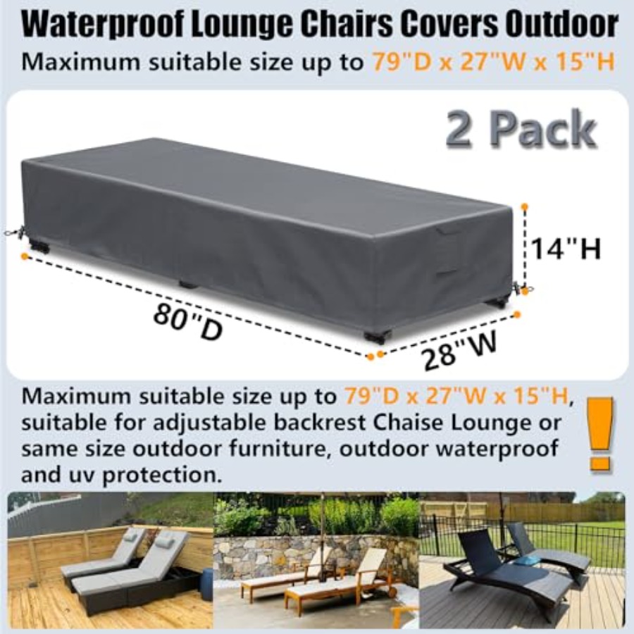 Outdoor Chaise Lounge Covers 6 - Outdoor Furniture Sofa のレビューと価格