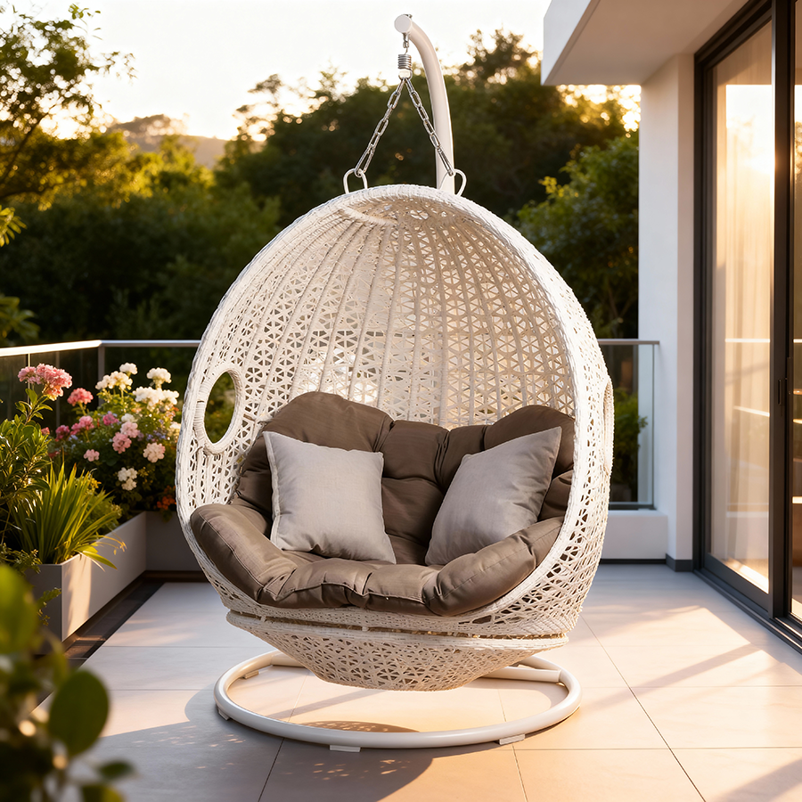 Modern Double Hanging Rattan S - Hanging Egg Chair のレビューと価格