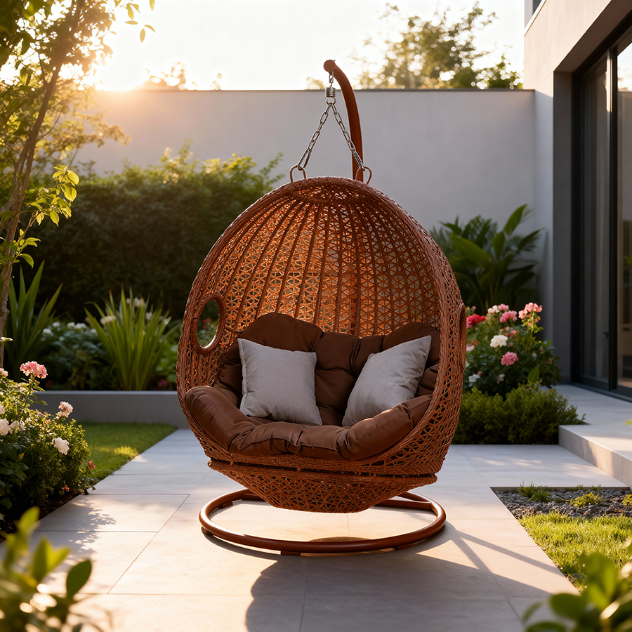 Modern Double Hanging Rattan S - Hanging Egg Chair のレビューと価格