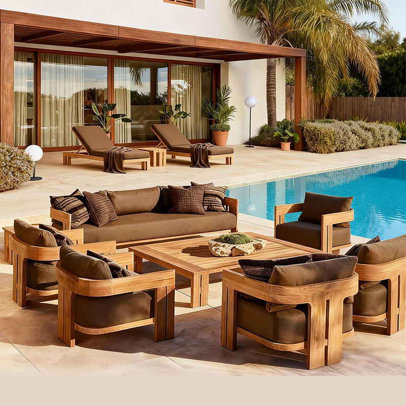 Outdoor Teak Sofa Set 2026 | P - Outdoor Furniture Europe のレビューと価格