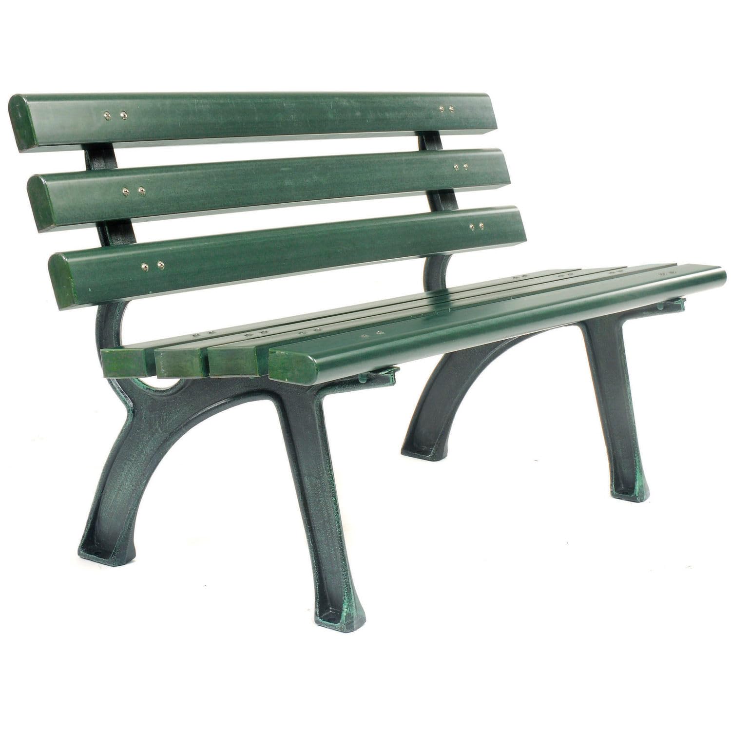 4ft Outdoor Park Bench with Ba - Outdoor Furniture Recycled Plastic のレビューと価格