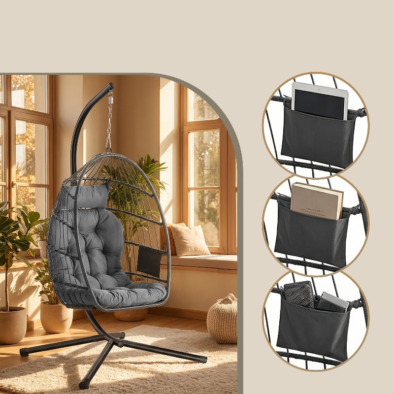 Hanging Egg Chair with Stand – - Hanging Egg Chair のレビューと価格