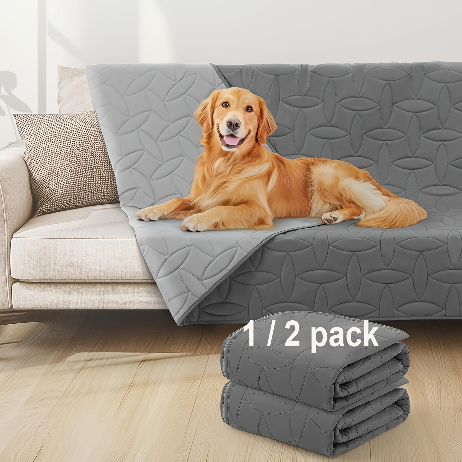 1/2 Pack Dog Blanket, Reversib - Outdoor Furniture From China のレビューと価格