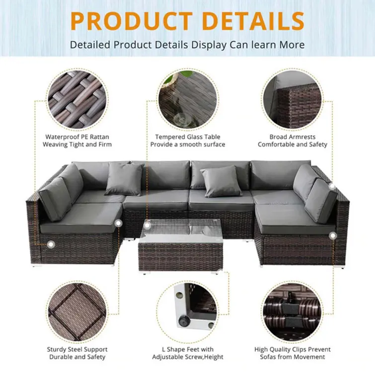 Practical Diverse Patio Rattan - Outdoor Furniture Factory のレビューと価格
