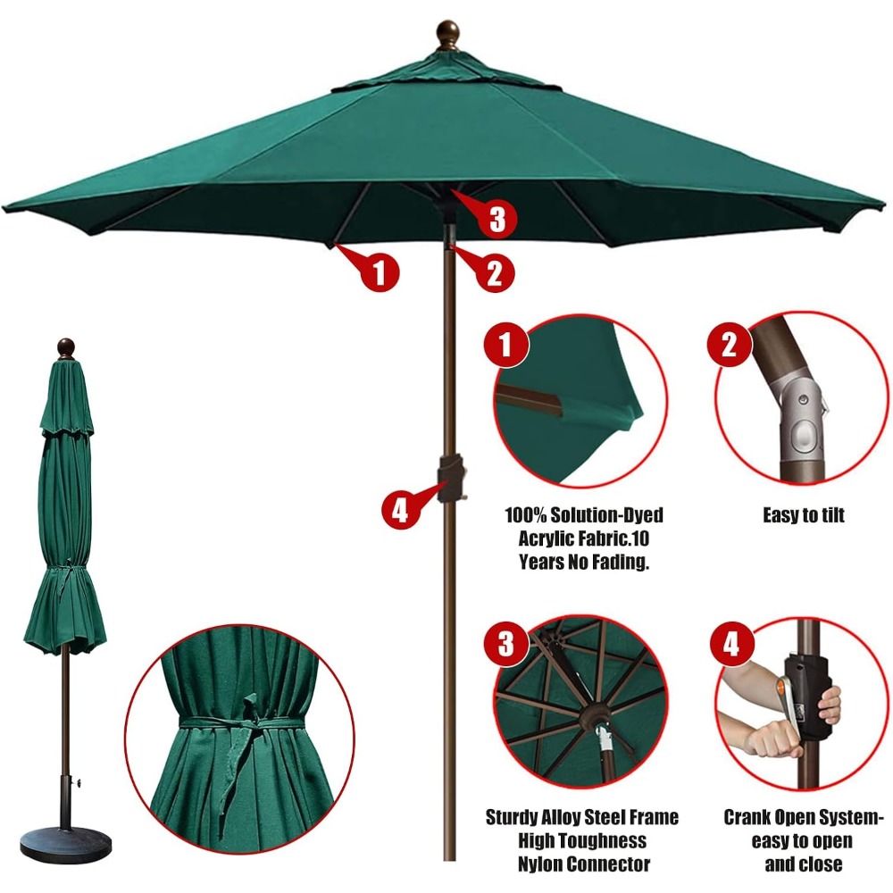 USA 10-Year-Non-Fading 10Ft Ma - Outdoor Furniture Year Round のレビューと価格