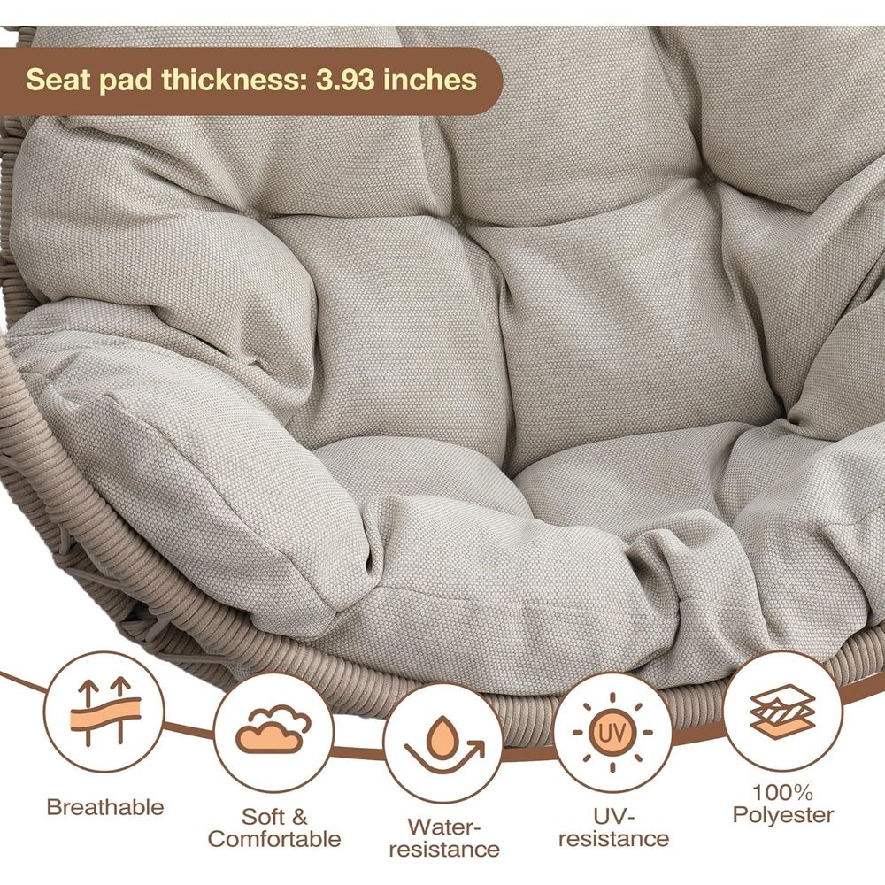 All-Weather Polyester Hanging  - Hanging Egg Chair のレビューと価格