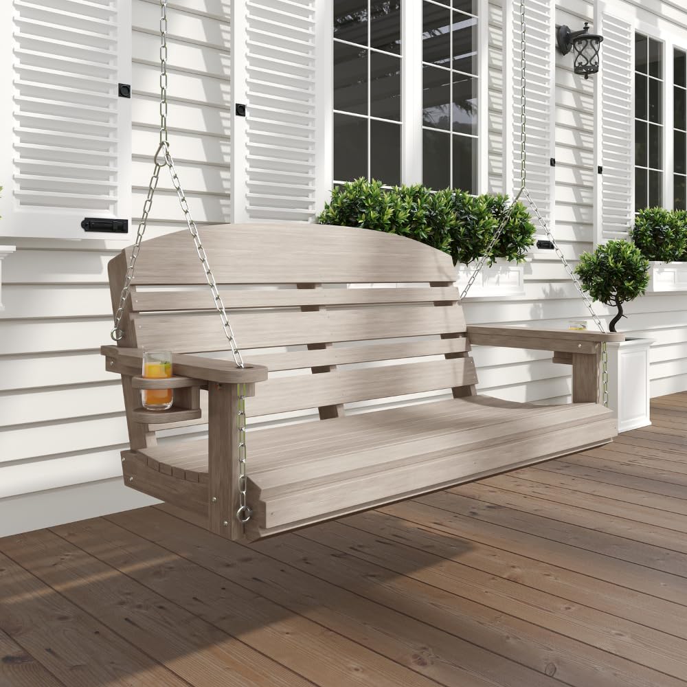 Recycled Plastic Porch Swing W - Outdoor Furniture Recycled Plastic のレビューと価格