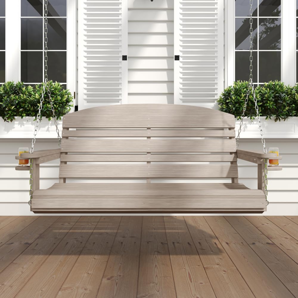 Recycled Plastic Porch Swing W - Outdoor Furniture Recycled Plastic のレビューと価格