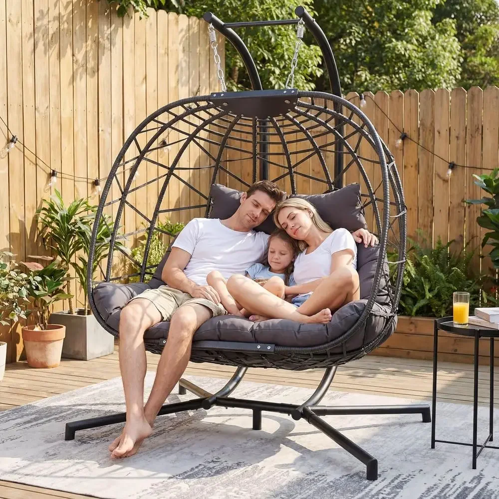 Extra Large Double Hanging Egg - Hanging Egg Chair のレビューと価格
