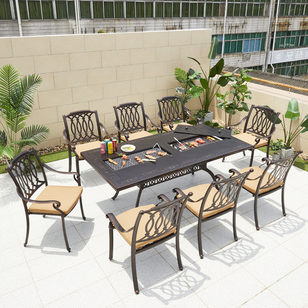 Modern Style Cast Aluminum Gar - Outdoor Furniture From China のレビューと価格