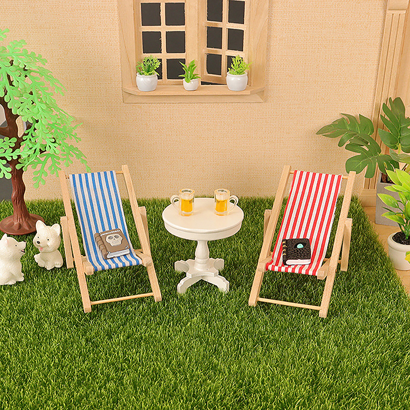 Dollhouse Miniature Items Wood - Outdoor Furniture Europe のレビューと価格