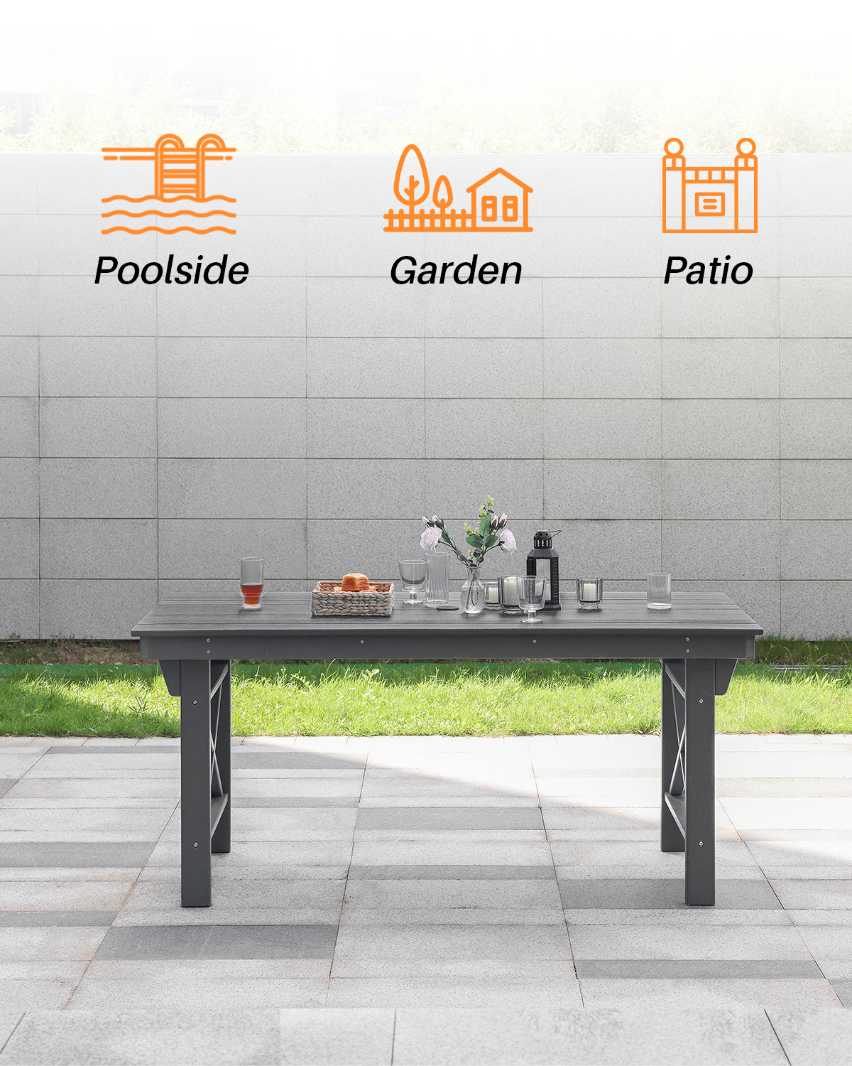 Free US Shipping HDPE Outdoor  - Outdoor Furniture Recycled Plastic のレビューと価格