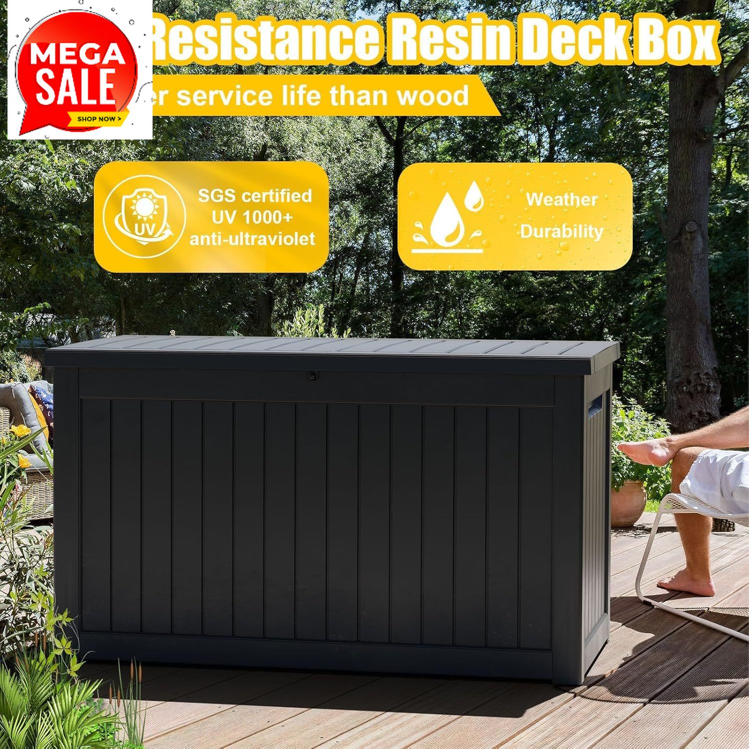 Sale price 280 Gallon Resin De - Outdoor Furniture Prices のレビューと価格