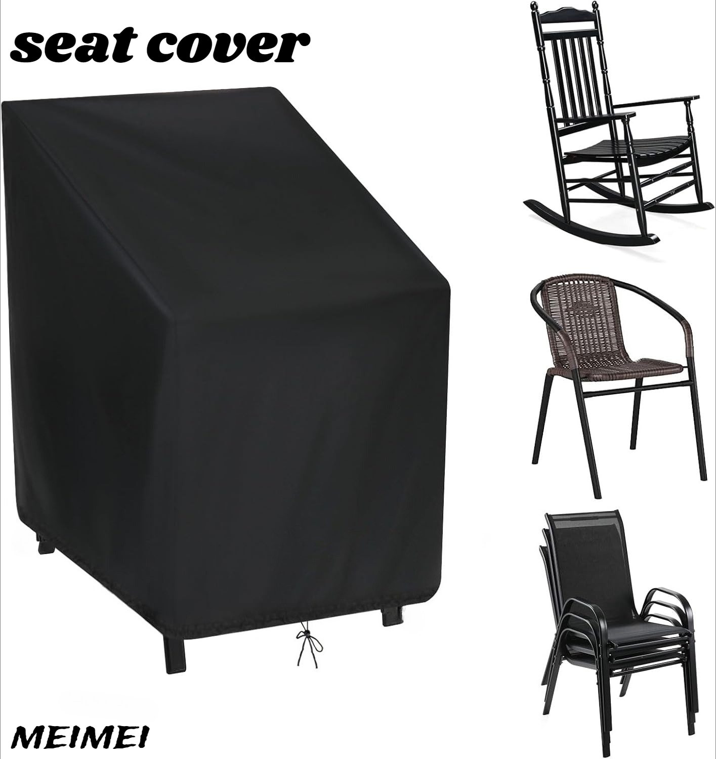 Stacked Chair Dust Cover Stora - Outdoor Furniture Sofa のレビューと価格