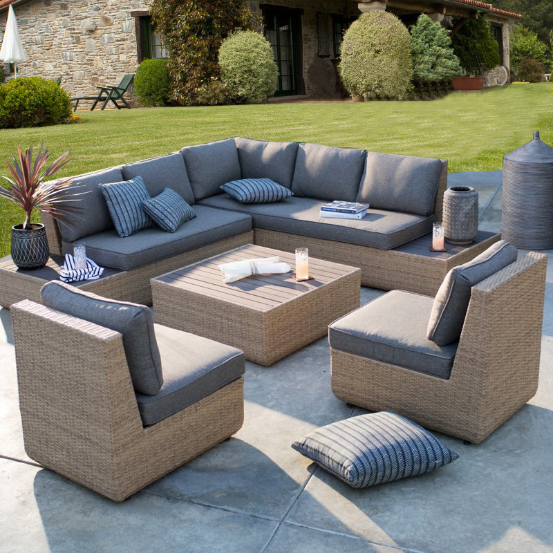 Outdoor Sofa Courtyard Rattan  - Outdoor Furniture In Sale のレビューと価格
