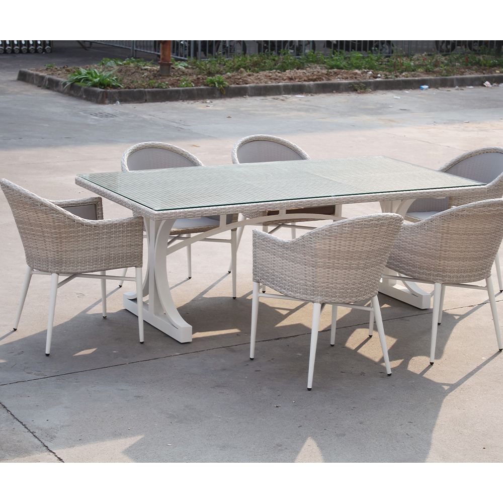 Discount 7 Pieces Luxury PE Ra - Outdoor Furniture Prices のレビューと価格