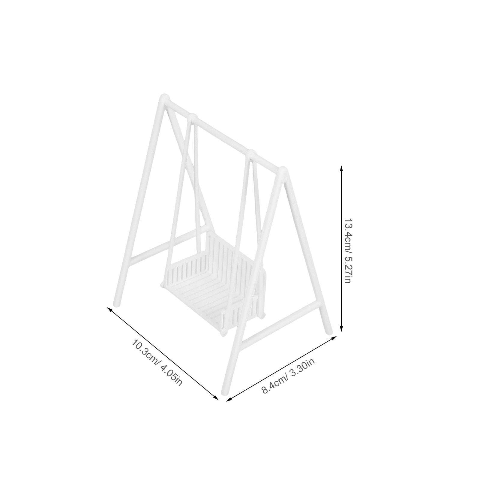 Miniature Garden Swing 1:12 Sc - Outdoor Furniture Europe のレビューと価格