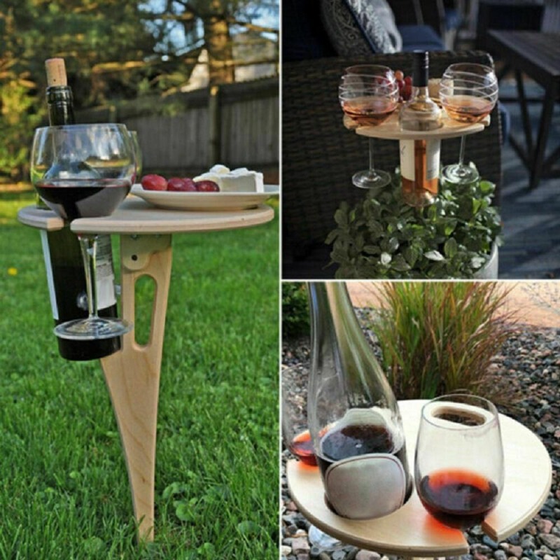 Outdoor Wine Table Portable Pi - Outdoor Furniture Europe のレビューと価格