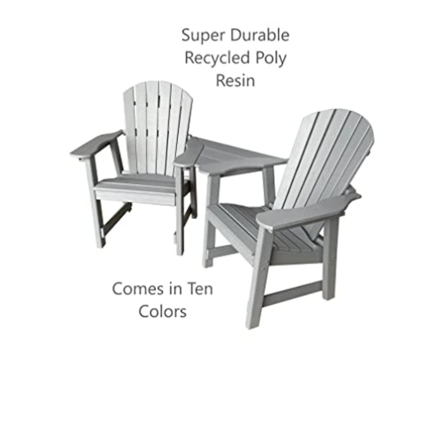 2 Chair Dining Table Set - Pol - Outdoor Furniture Recycled Plastic のレビューと価格